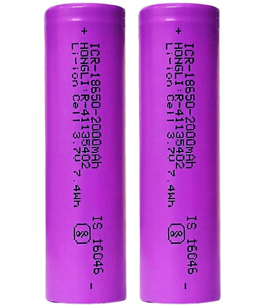 A Grade 18650 Li-ion 2000mAh Rechargeable Battery (PACK OF 2) A Grade 18650 Li-ion 2000mAh Rechargeable Battery (PACK OF 2)