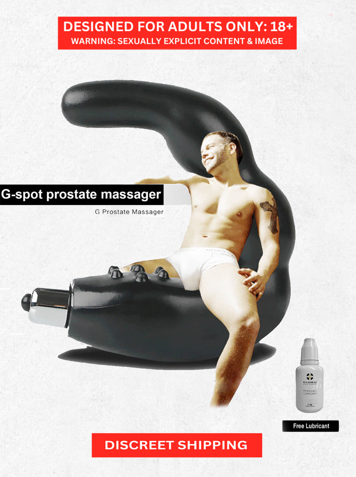 Anal Prostate Vibrator- Most Powerful P -Spot Anal Prostate Massager | Low Price and Innovative Design by Naughty Nights