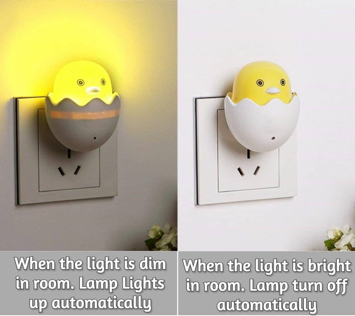 Chocozone Yellow Night Lamp ( Pack of 1 )
