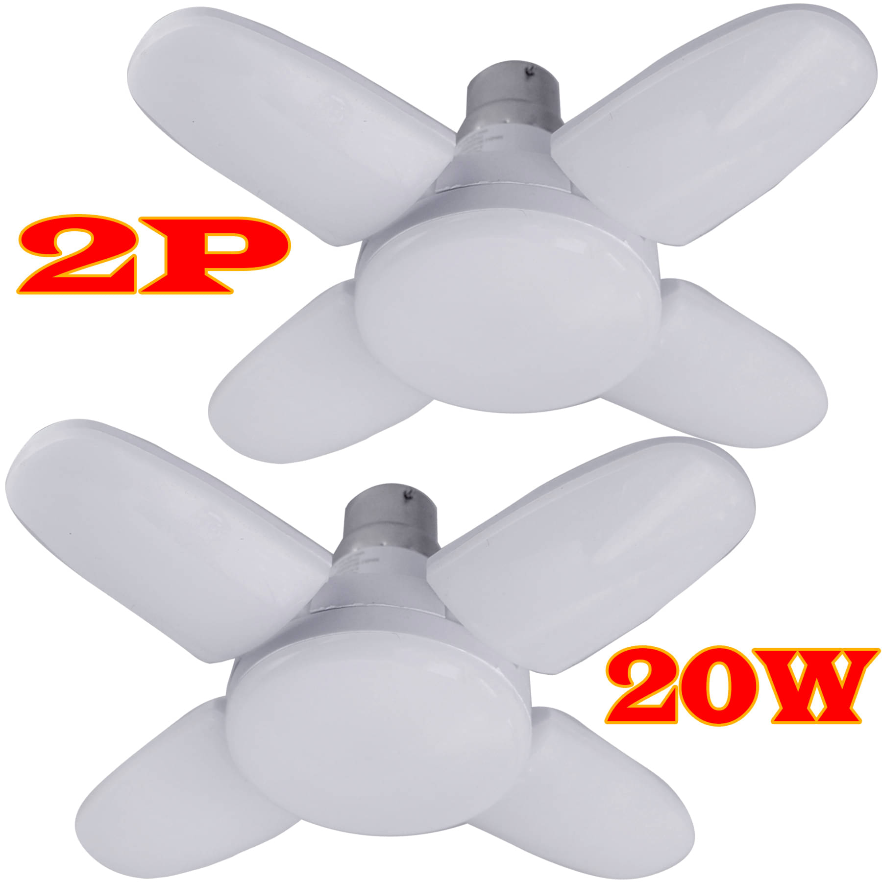 JMALL 20W Natural White LED Bulb ( Pack of 2 )     			JMALL 20W Natural White LED Bulb ( Pack of 2 )