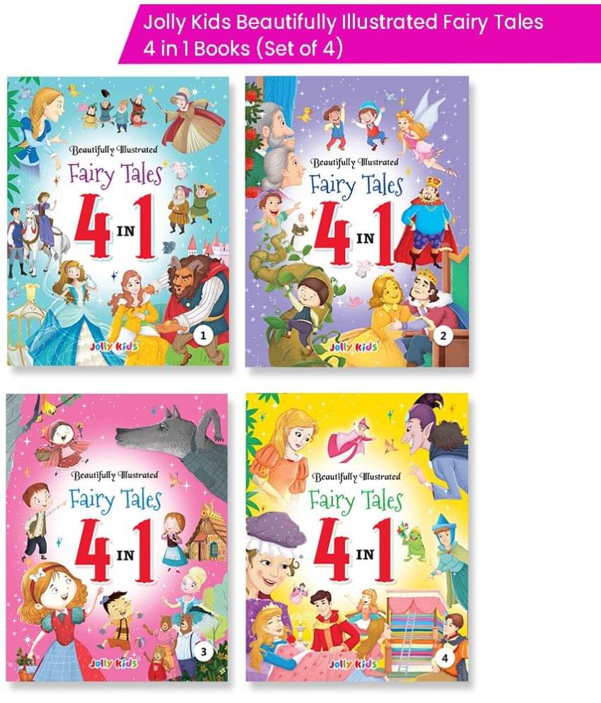 Jolly Kids Beautifully Illustrated Fairy Tales 4 in 1 Books Set of 4 Jolly Kids Beautifully Illustrated Fairy Tales 4 in 1 Books Set of 4