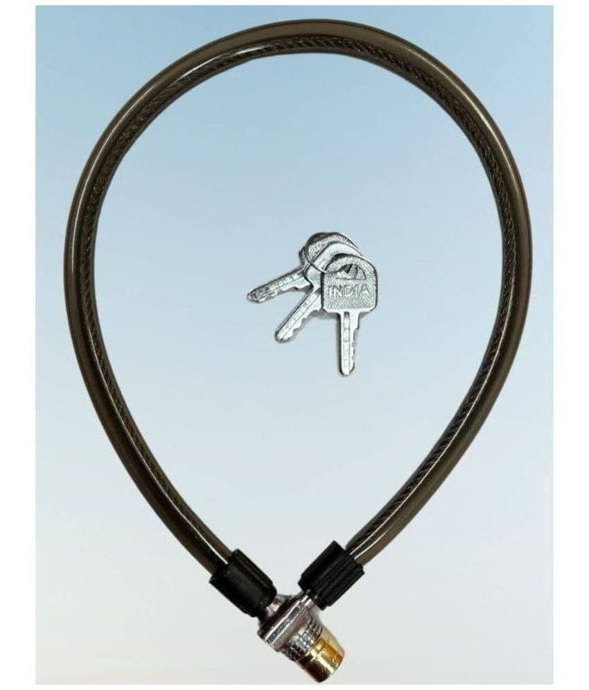 Multipurpose Steel Cable Lock with Brass Coated Lock | Durable Security Cable for Cycles, Bikes, Scooters, Gates & Helmets |     			Multipurpose Steel Cable Lock with Brass Coated Lock | Durable Security Cable for Cycles, Bikes, Scooters, Gates & Helmets |