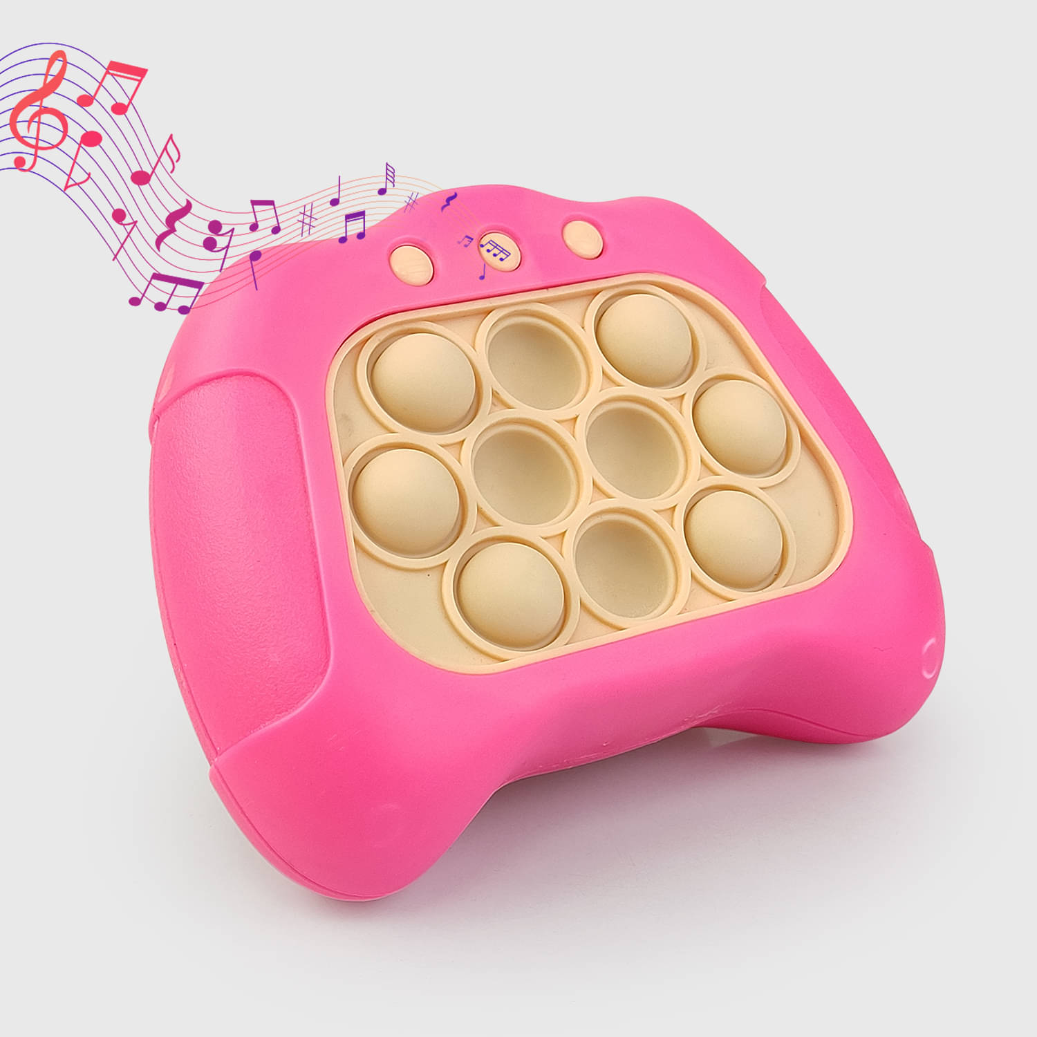 NHR Pop It Intelligence Game Toy with Light & Sound for Kids, Pop It Bubble Push Game, Pop It Game Toy, Pop It Toy, Pop It Musical Toy,Fast Push Popit Multi Level Pop It Toy (PINK) NHR Pop It Intelligence Game Toy with Light & Sound for Kids, Pop It Bubble Push Game, Pop It Game Toy, Pop It Toy, Pop It Musical Toy,Fast Push Popit Multi Level Pop It Toy (PINK)