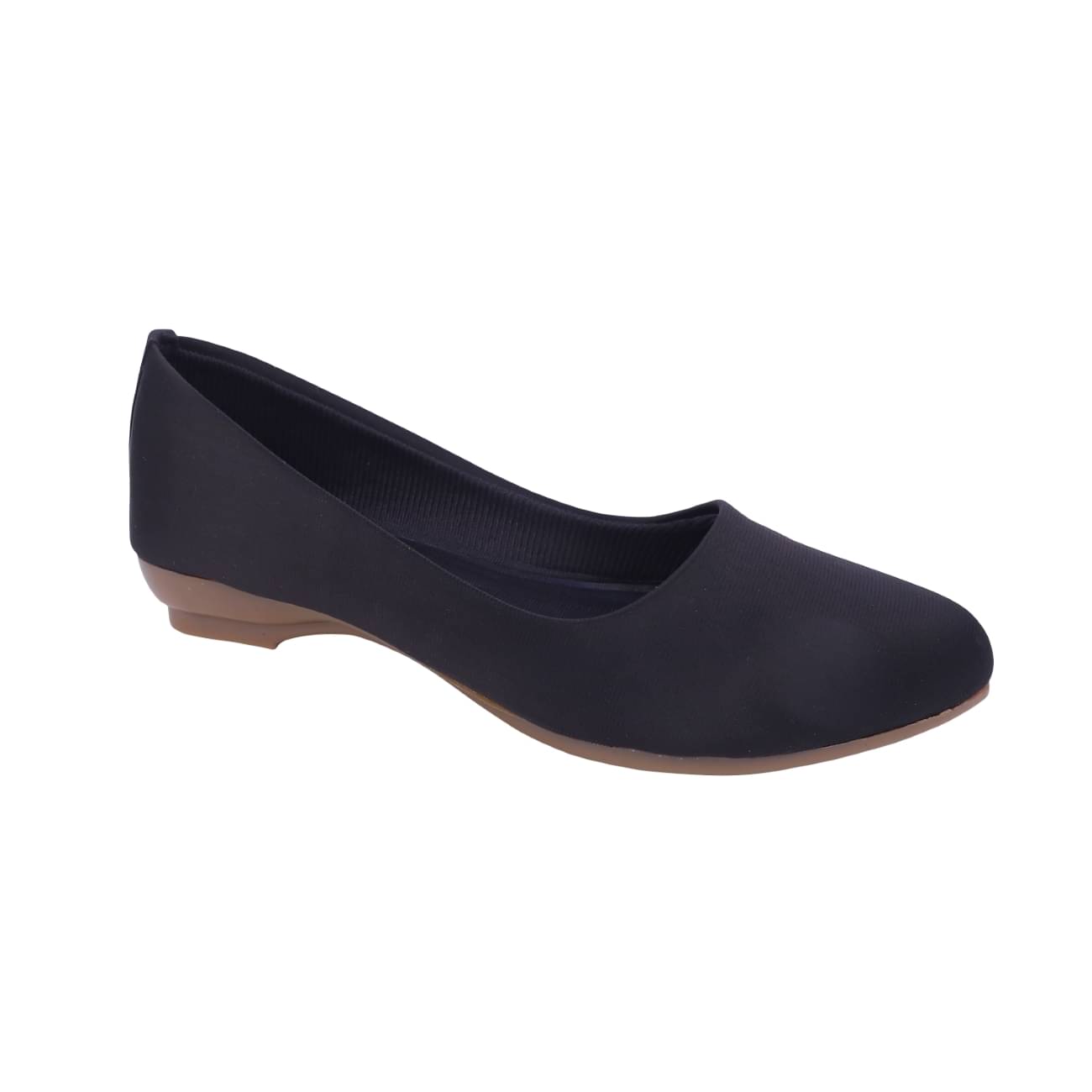 NATSHUZ Black Women's Casual Ballerinas NATSHUZ Black Women's Casual Ballerinas