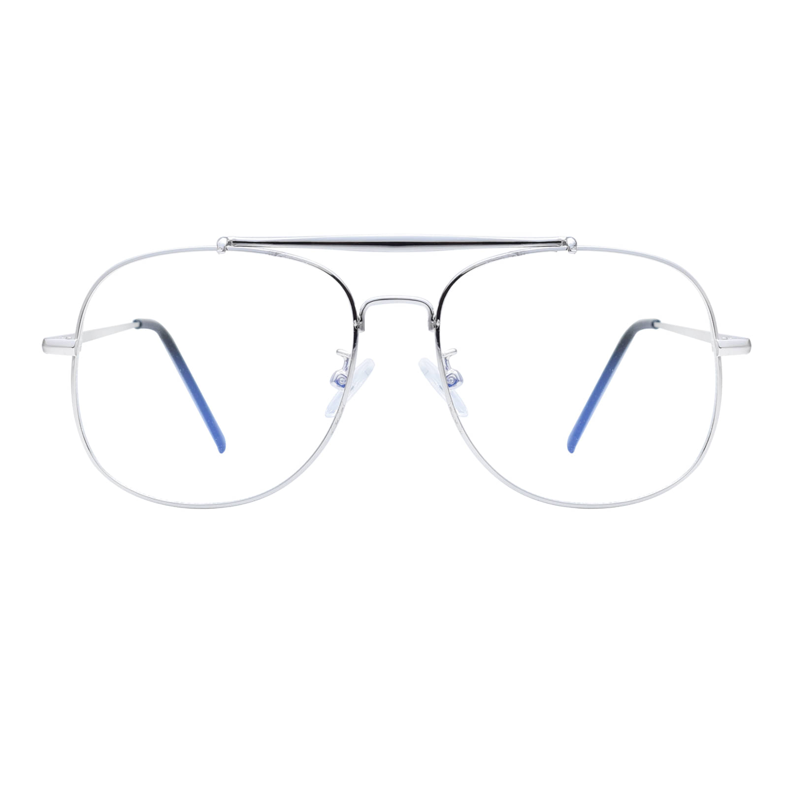     			Peter Jones Silver Full Rim Pilot Computer Glasses ( Pack of 1 )