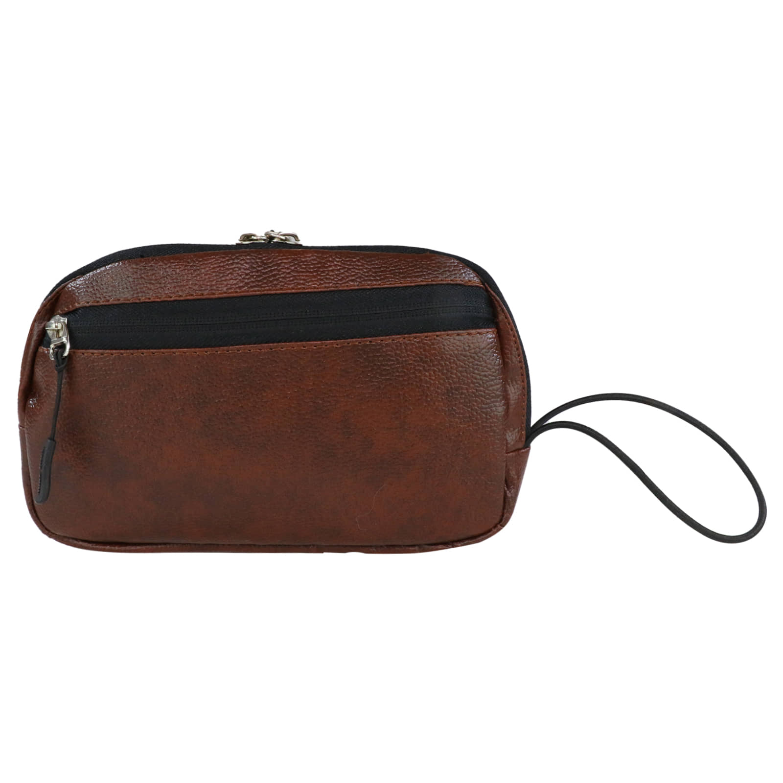 Pu Leather Multipurpose Pouch - Brown