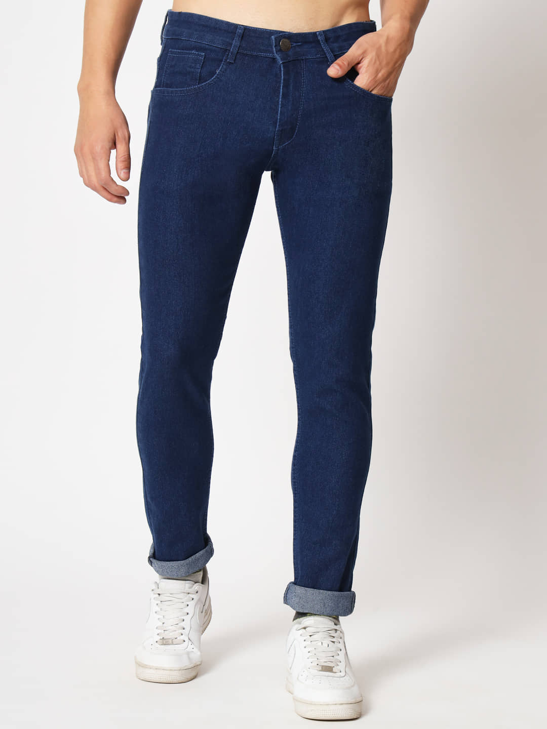 RAGZO Slim Fit Basic Men's Jeans - Blue ( Pack of 1 ) - Jeans | Buy online on ZillyBuy