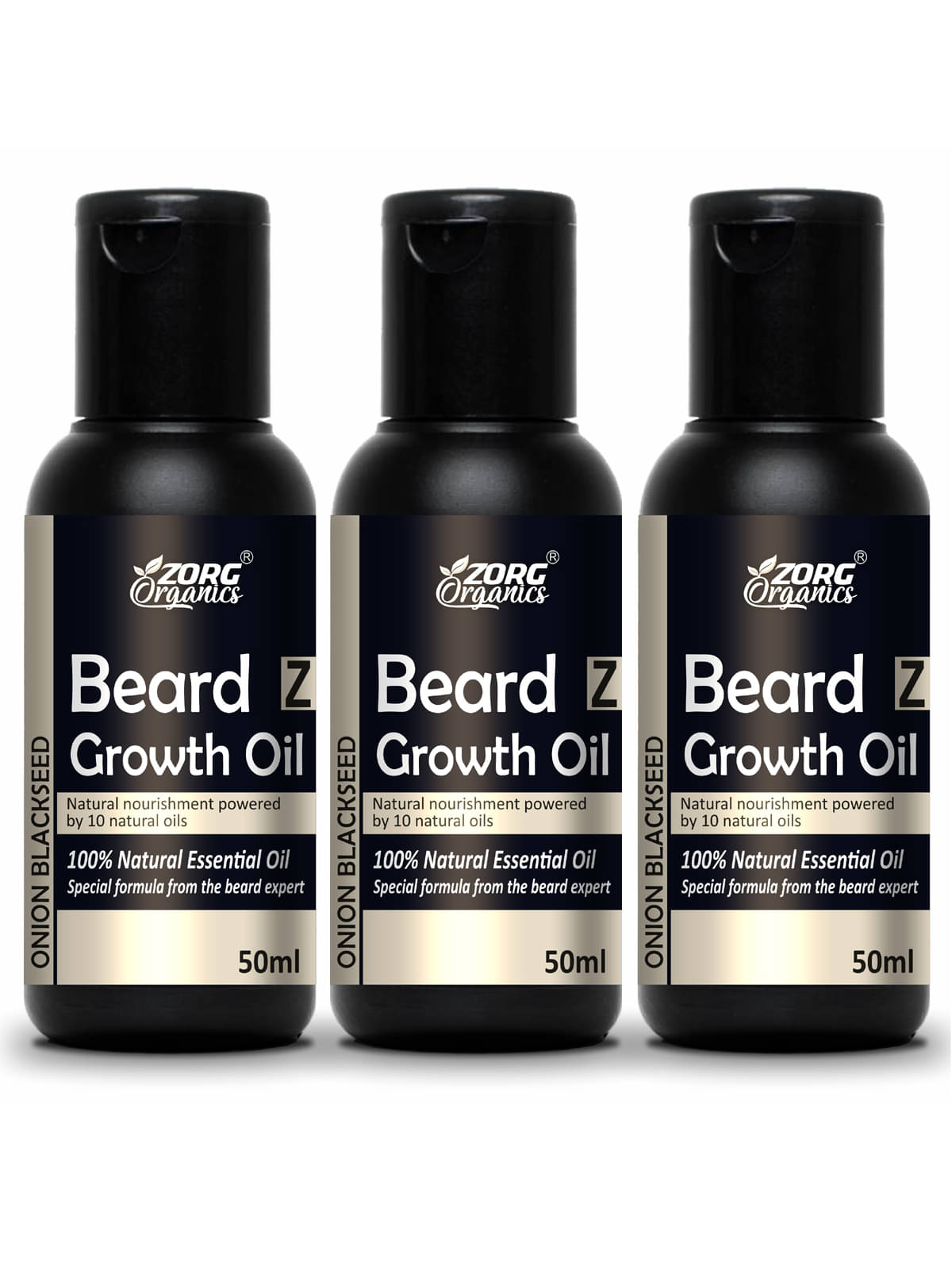 Zorg Organics Promotes Beard Growth Beard Oil ( Pack of 3 )     			Zorg Organics Promotes Beard Growth Beard Oil ( Pack of 3 )
