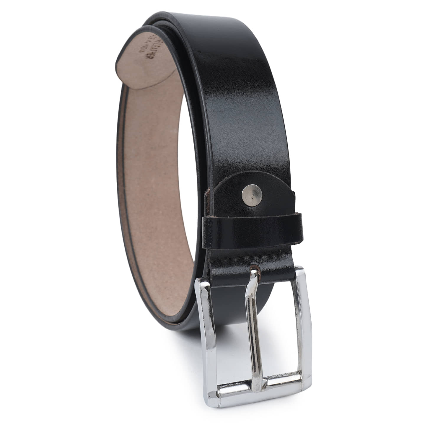 CIMONI - Black Leather Men's Formal Belt ( Pack of 1 )