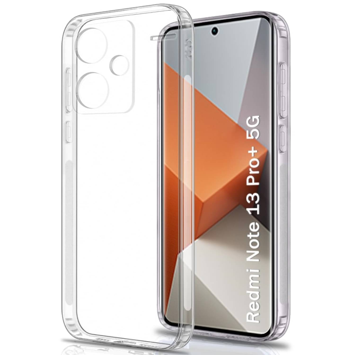     			Case Vault Covers Silicon Soft cases Compatible For Silicon Redmi Note 13 Pro Plus 5G ( Pack of 1 )