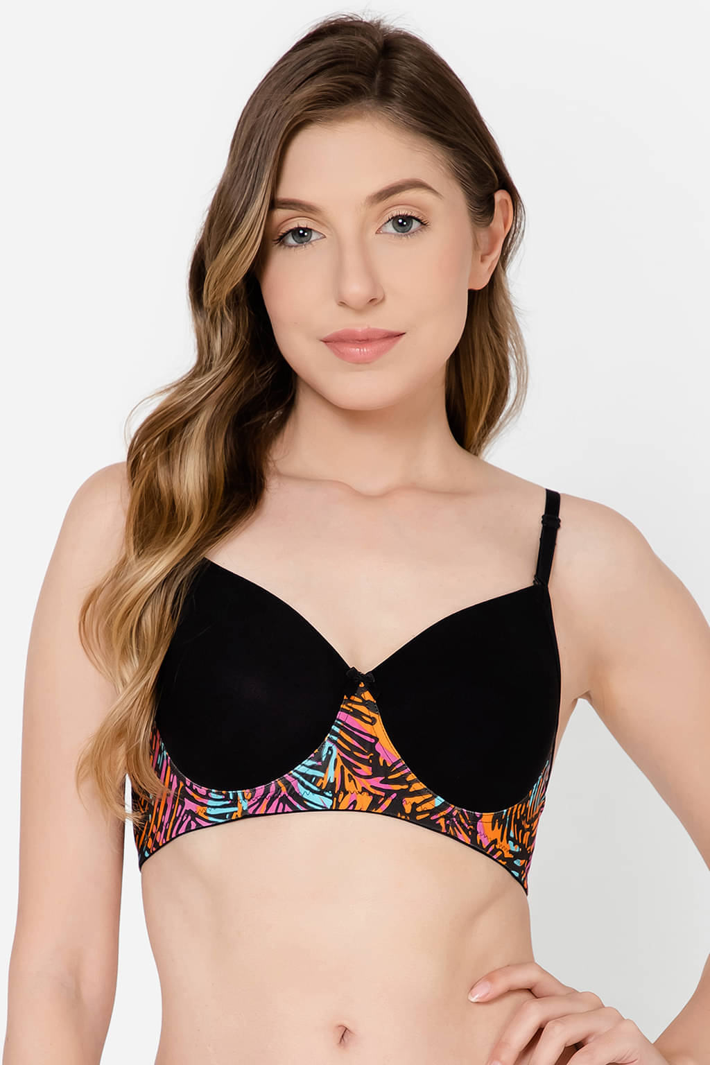 Clovia Polyester Heavily Padded Women's T-Shirt Bra ( Black ) Clovia Polyester Heavily Padded Women's T-Shirt Bra ( Black )