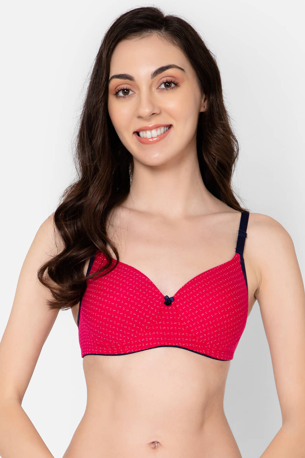    			Clovia Cotton Heavily Padded Women's T-Shirt Bra ( Pink )