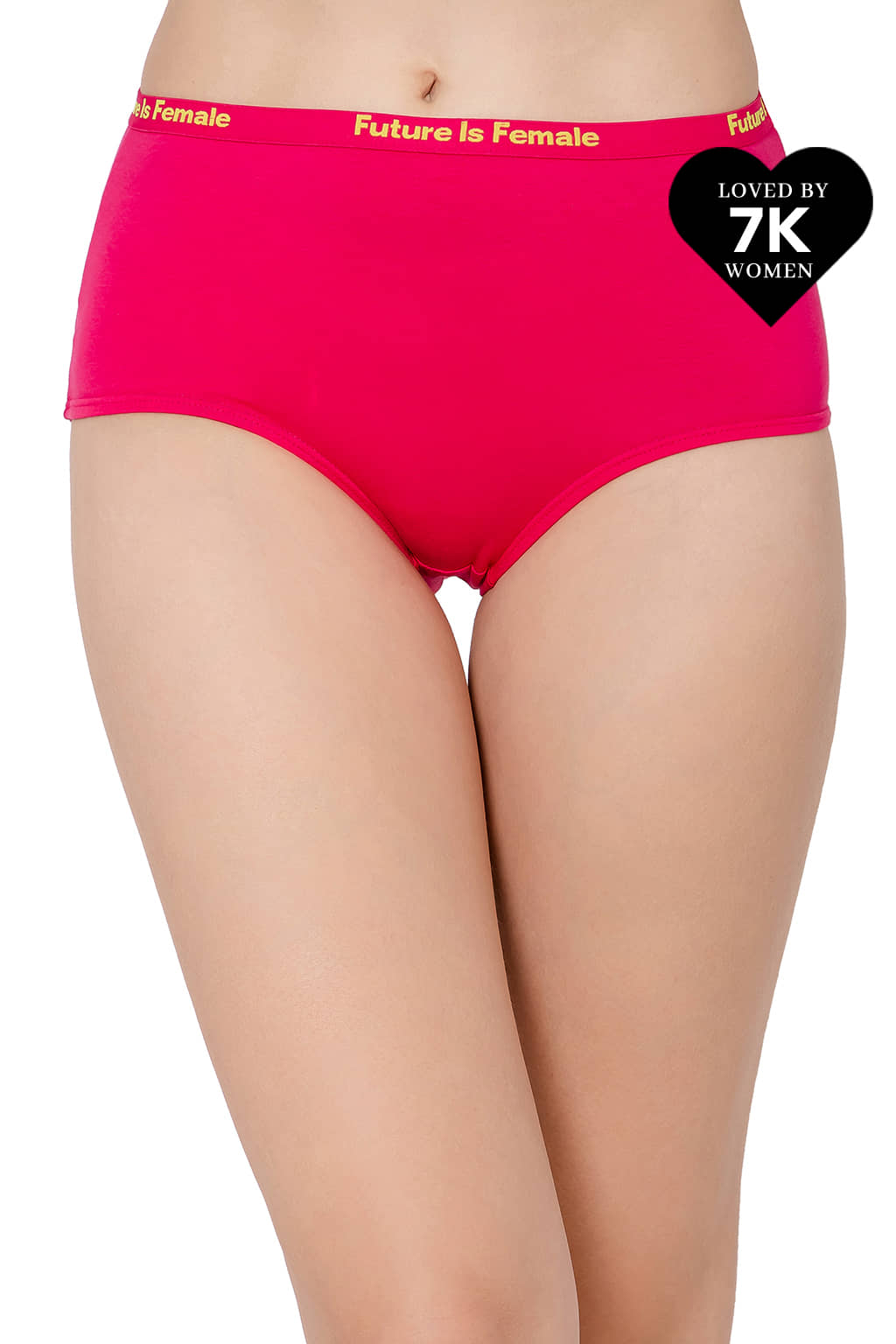 Clovia Cotton Solid Women's Hipster ( Pink )