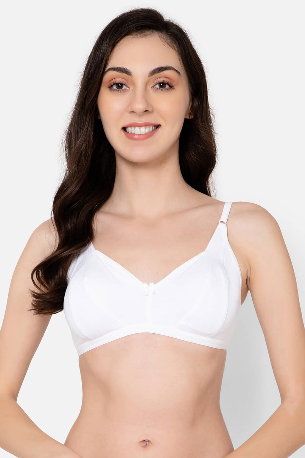 Clovia Nylon Non Padded Women's Everyday Bra ( White ) Clovia Nylon Non Padded Women's Everyday Bra ( White )