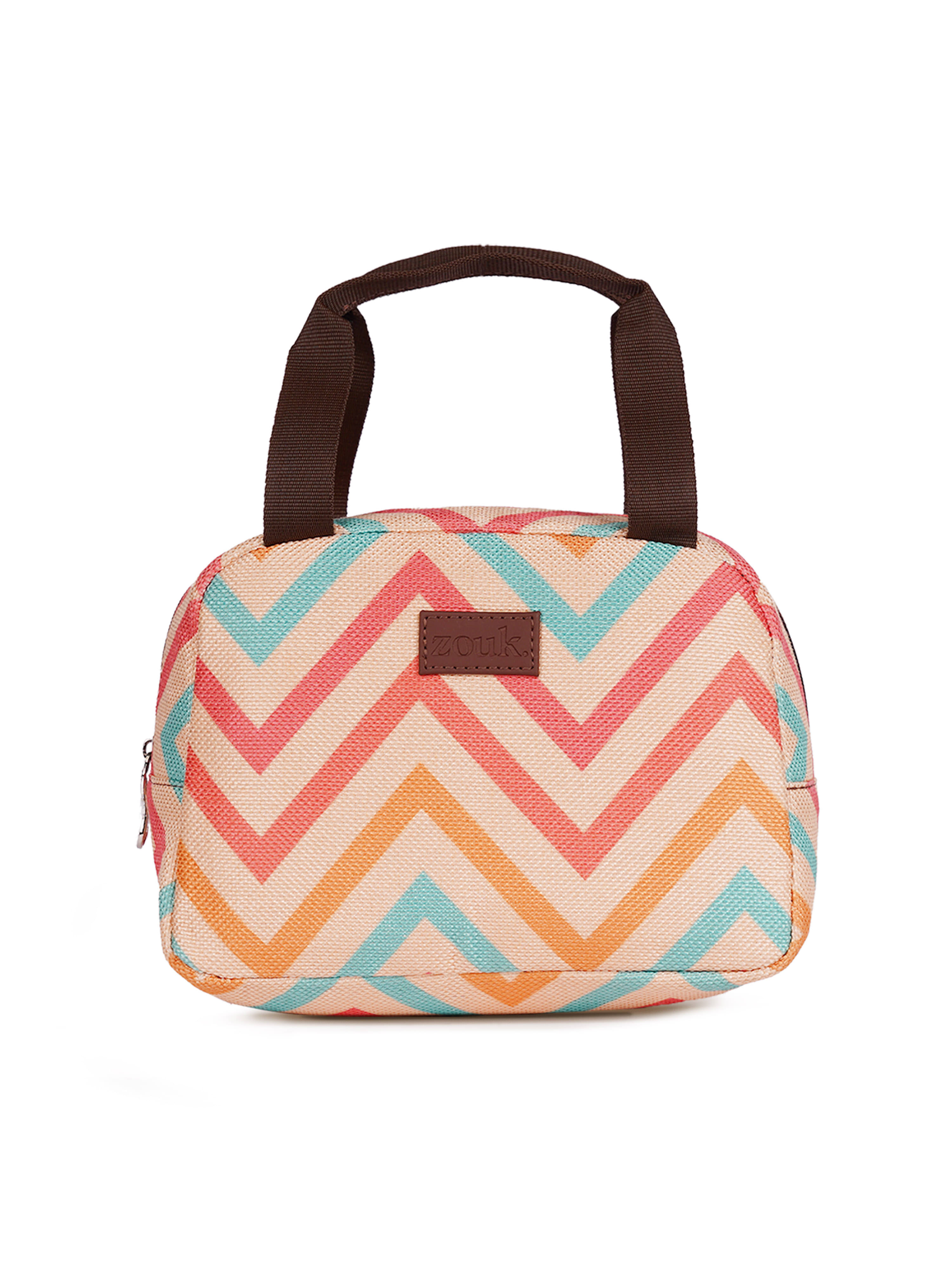     			Zouk Multicolor Lunch Bags ( 1 Pc )