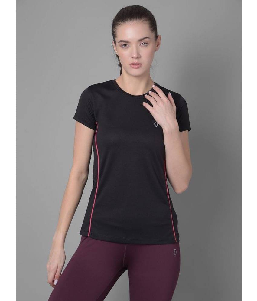     			Dollar Black Polyester Tees - Single