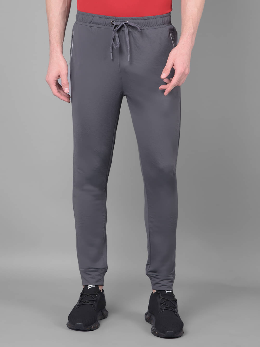 Force NXT Grey Polyester Men's Sports Joggers ( Pack of 1 ) Force NXT Grey Polyester Men's Sports Joggers ( Pack of 1 )