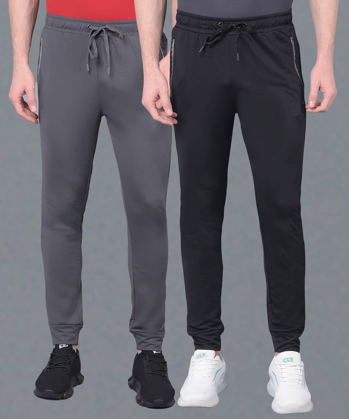 Force NXT Multi Polyester Men's Sports Joggers ( Pack of 2 ) Force NXT Multi Polyester Men's Sports Joggers ( Pack of 2 )