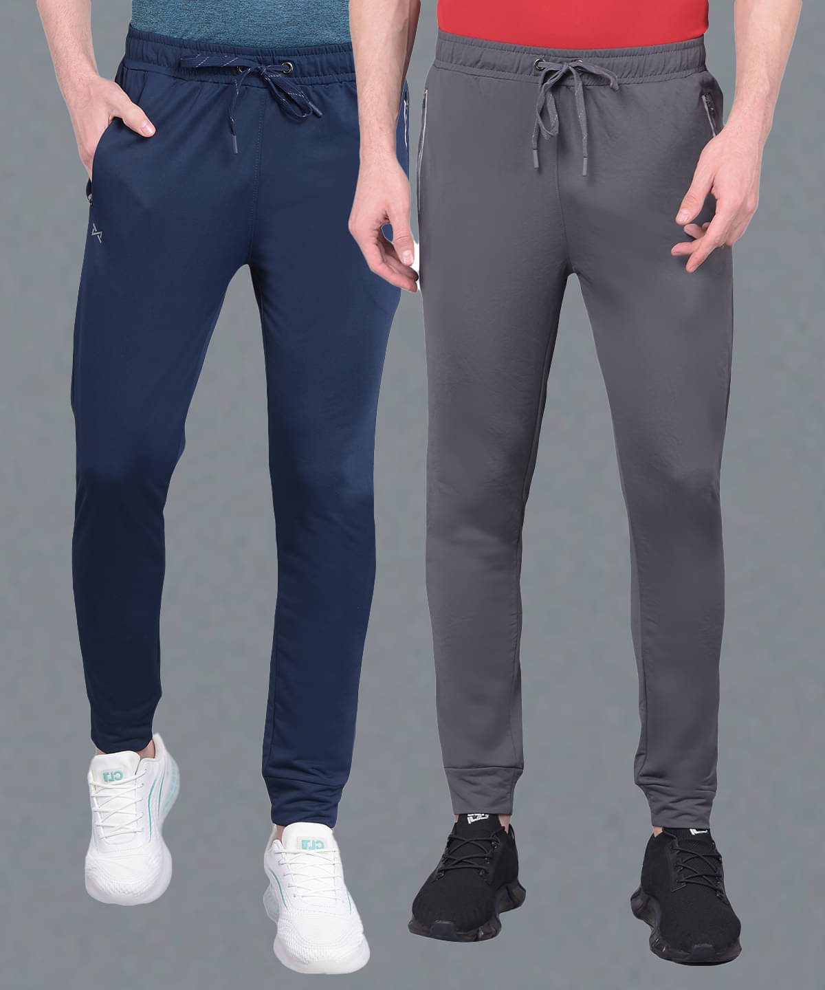 Force NXT Multi Polyester Men's Sports Joggers ( Pack of 2 ) Force NXT Multi Polyester Men's Sports Joggers ( Pack of 2 )