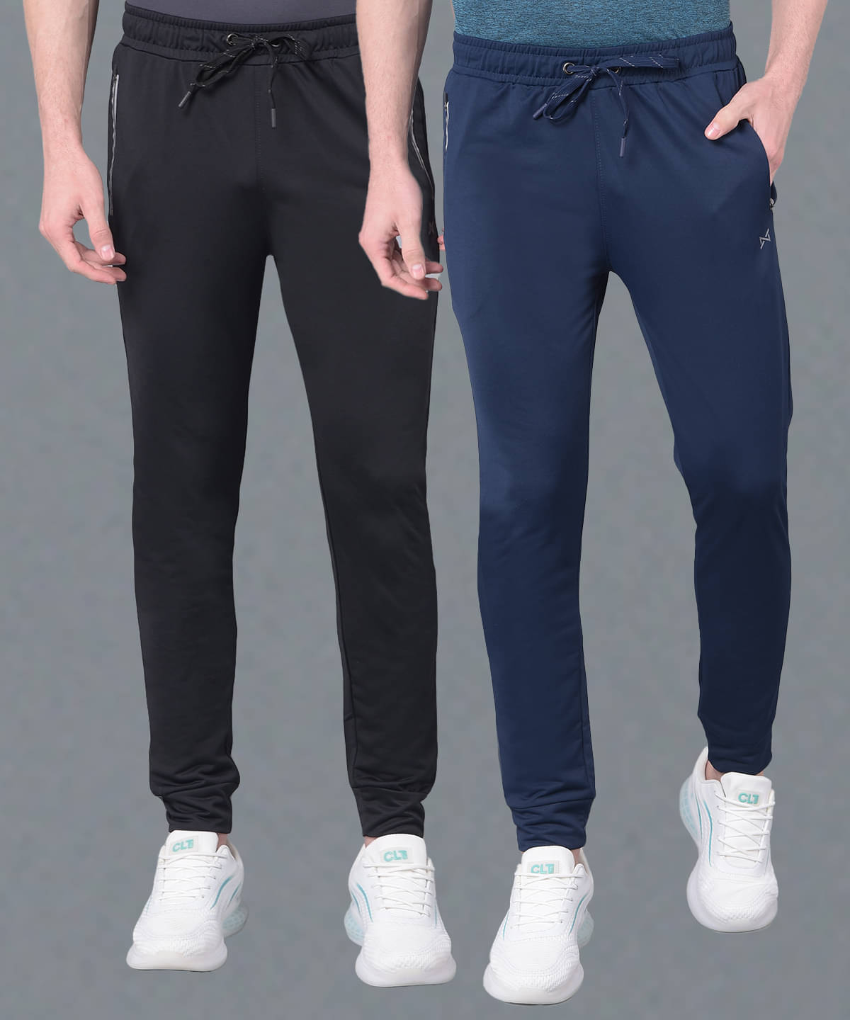 Force NXT Multi Polyester Men's Sports Joggers ( Pack of 2 ) Force NXT Multi Polyester Men's Sports Joggers ( Pack of 2 )