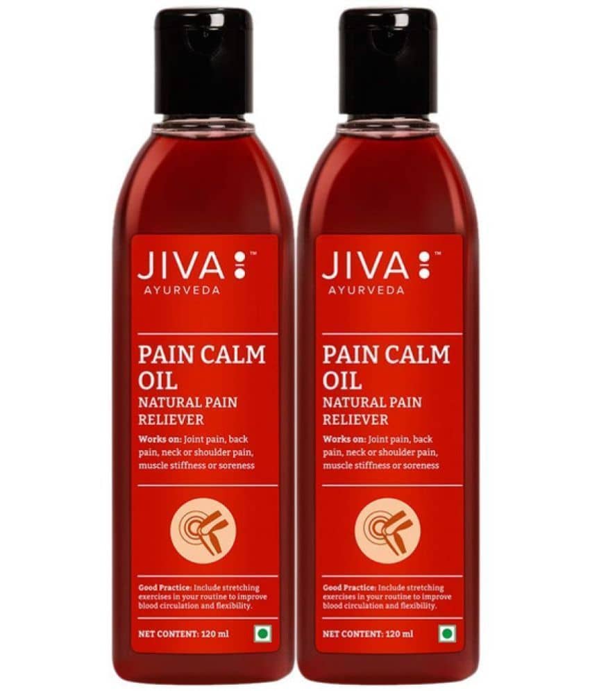 Jiva Pain Calm Oil For Joint Pain -120ml (Pack of 2)