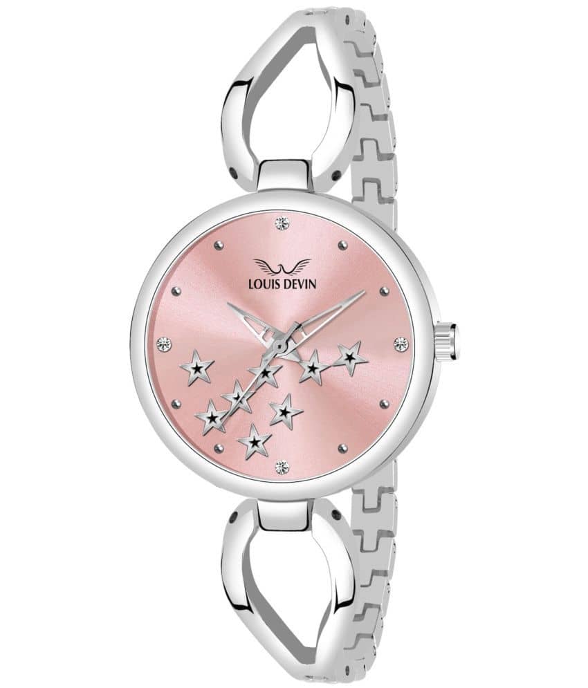 LOUIS DEVIN Silver Metal Analog Womens Watch