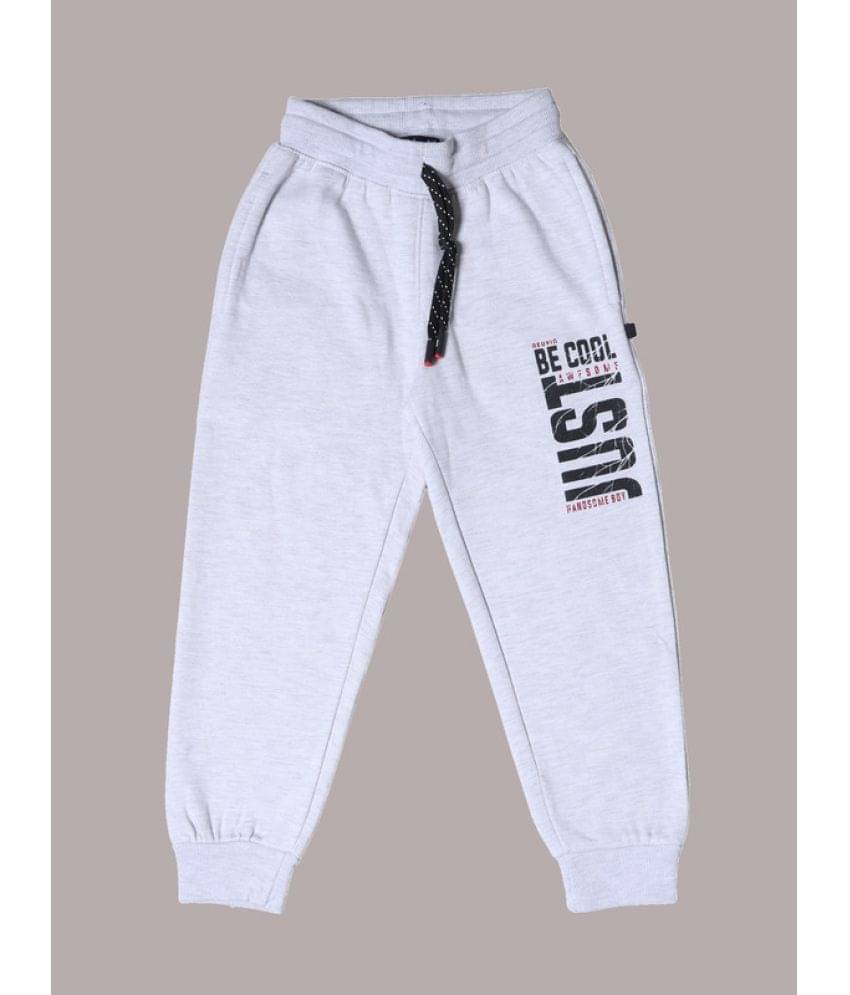     			NEUVIN Pack of 1 Boys Fleece Trackpant ( Light Grey )
