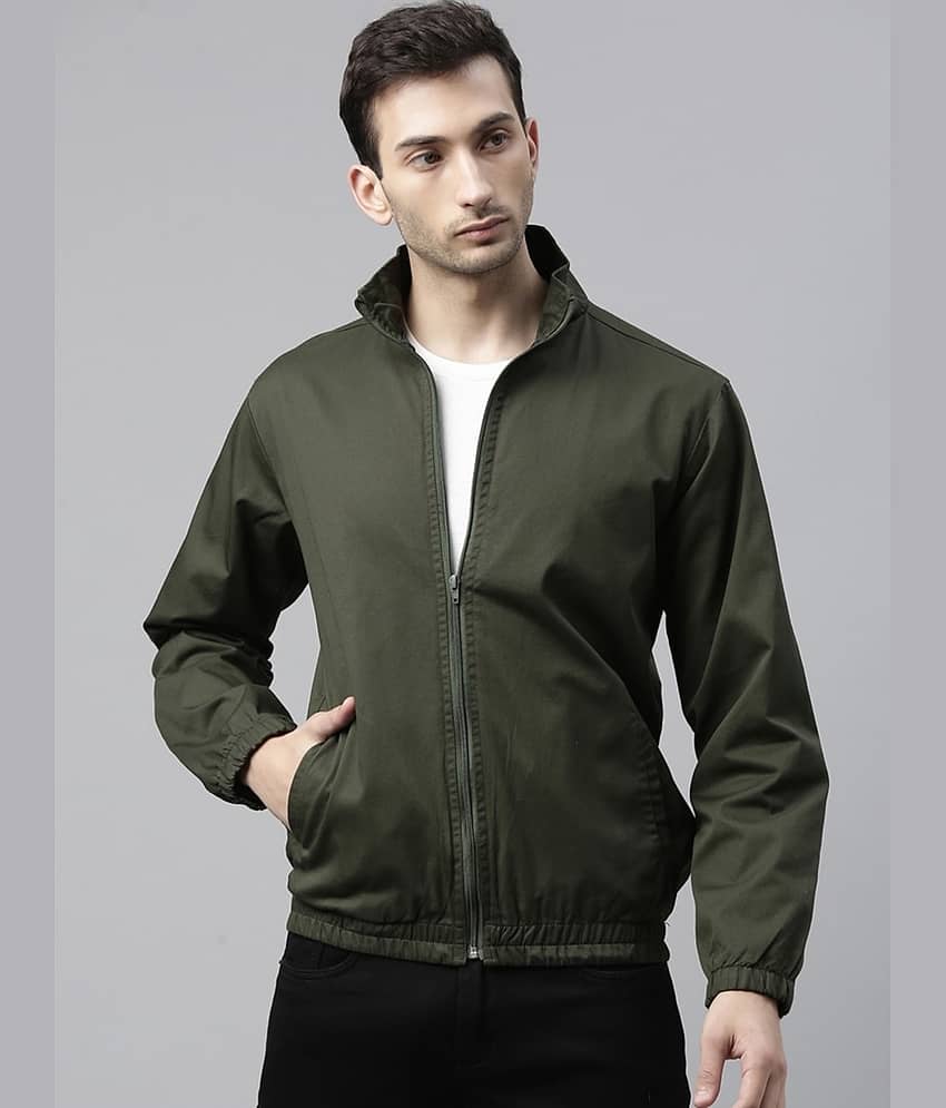 PP Kurtis Polyester Men's Casual Jacket - Olive ( Pack of 1 ) - Jackets & Coats | Buy online on ZillyBuy