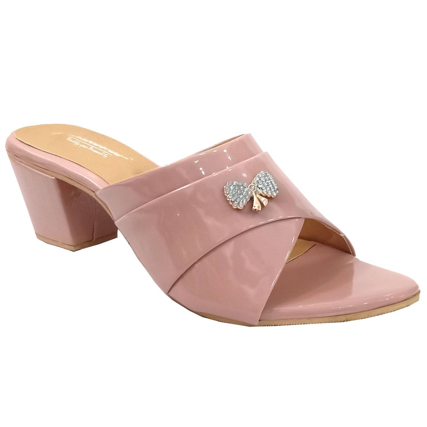     			Racecourse Peach Women's Slip On Heels