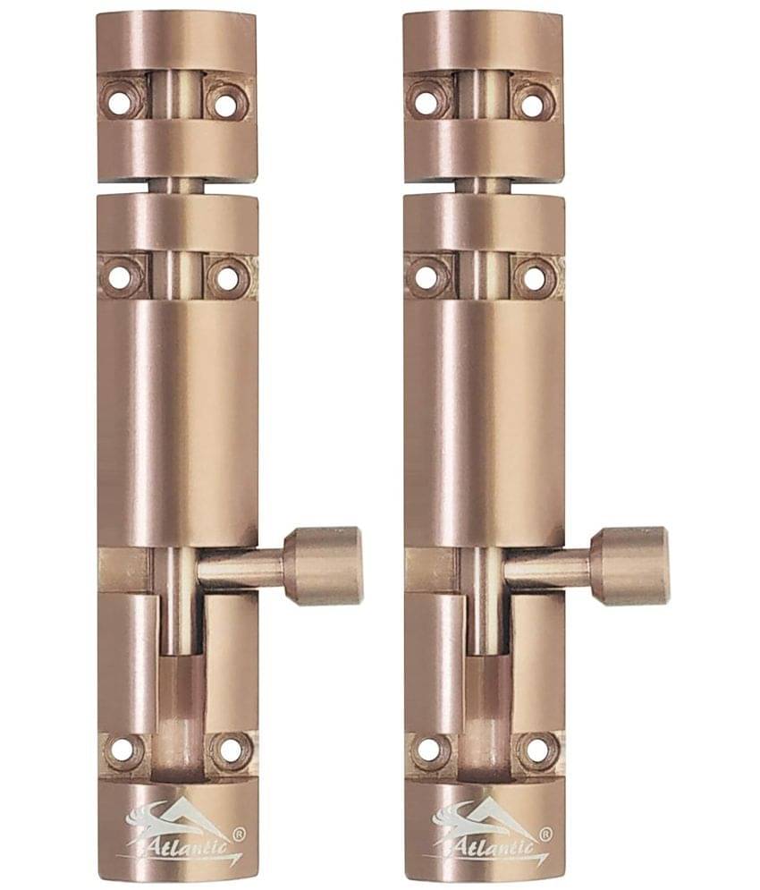 Atlantic Zaylo Tower Bolt 8 inch (Aluminium, Rose Gold Finish, Pack of 2 Piece) Atlantic Zaylo Tower Bolt 8 inch (Aluminium, Rose Gold Finish, Pack of 2 Piece)