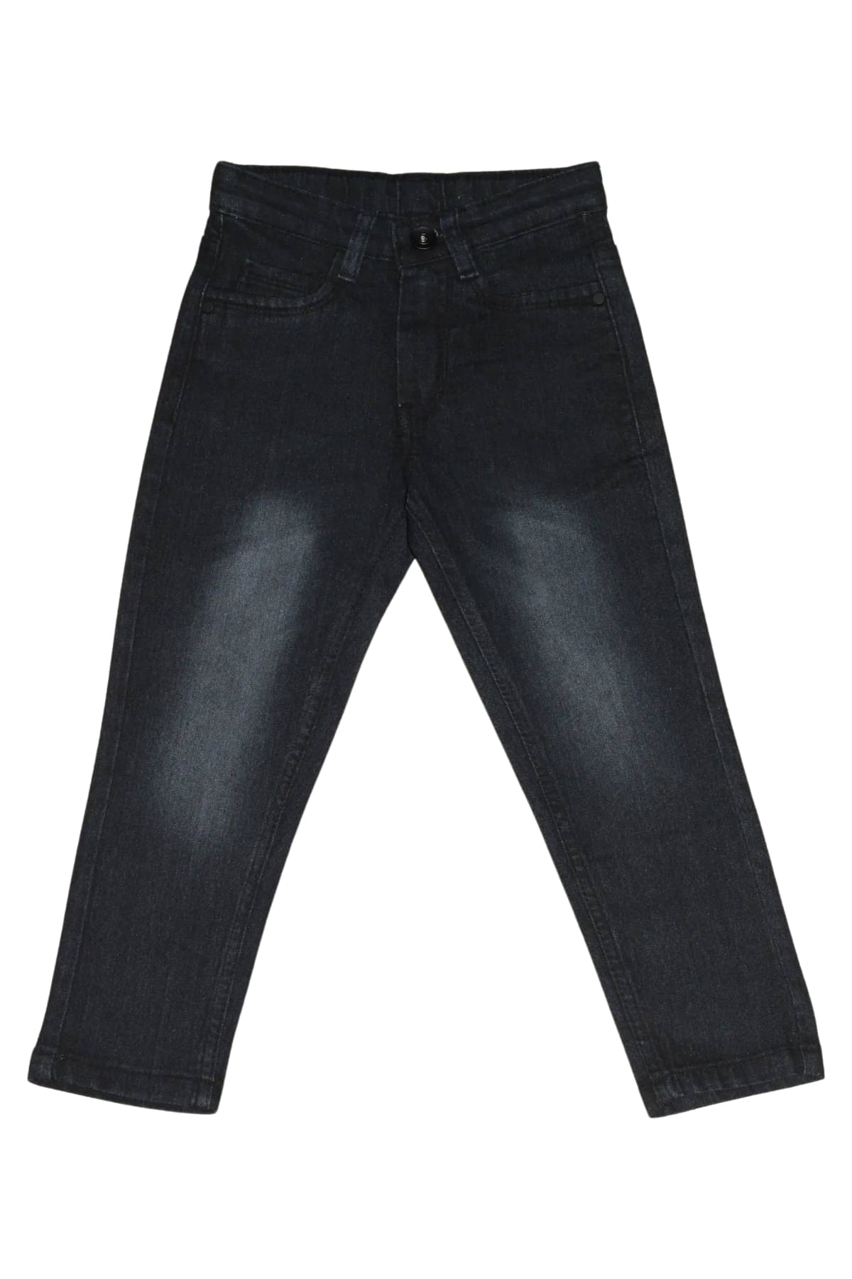    			Aflash Pack of 1 Boys Cotton Spandex Jeans ( Black )