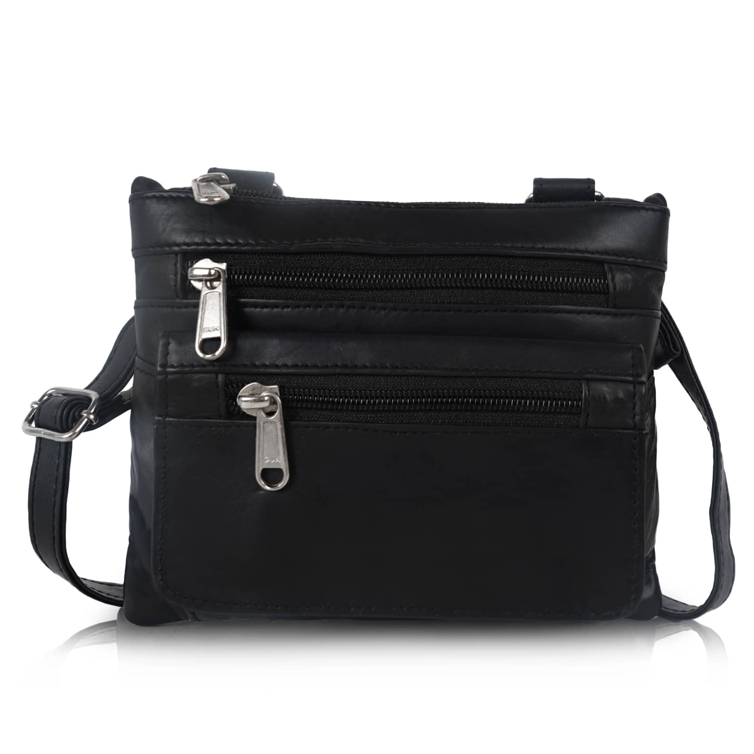 CIMONI Sling Bag Pure Leather Set of 1 ( Black ) - Handbags | Buy online on ZillyBuy
