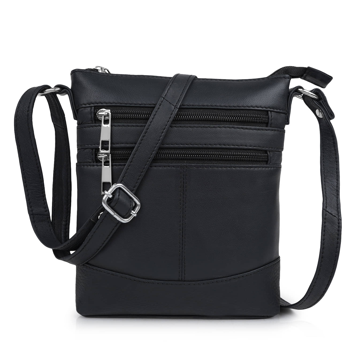 CIMONI Sling Bag Pure Leather Set of 1 ( Black ) - Handbags | Buy online on ZillyBuy