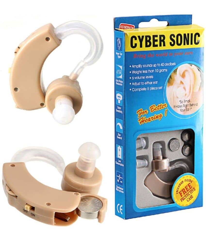 CYBER SONIC Hearing Aids CYBER Ear Machine Hearing for Old Age/Ear Hearing Machine/BTE Hearing Aid Machine/Ear Sound Amplifier/Sound Enhancement Amplifier