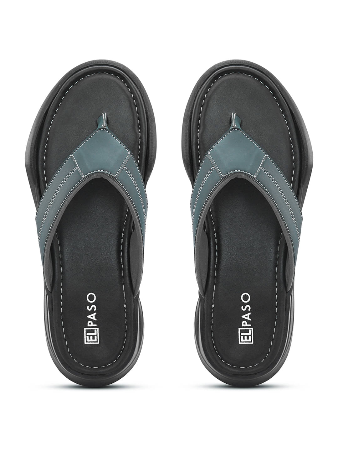    			El Paso Blue Men's Thong Flip Flop