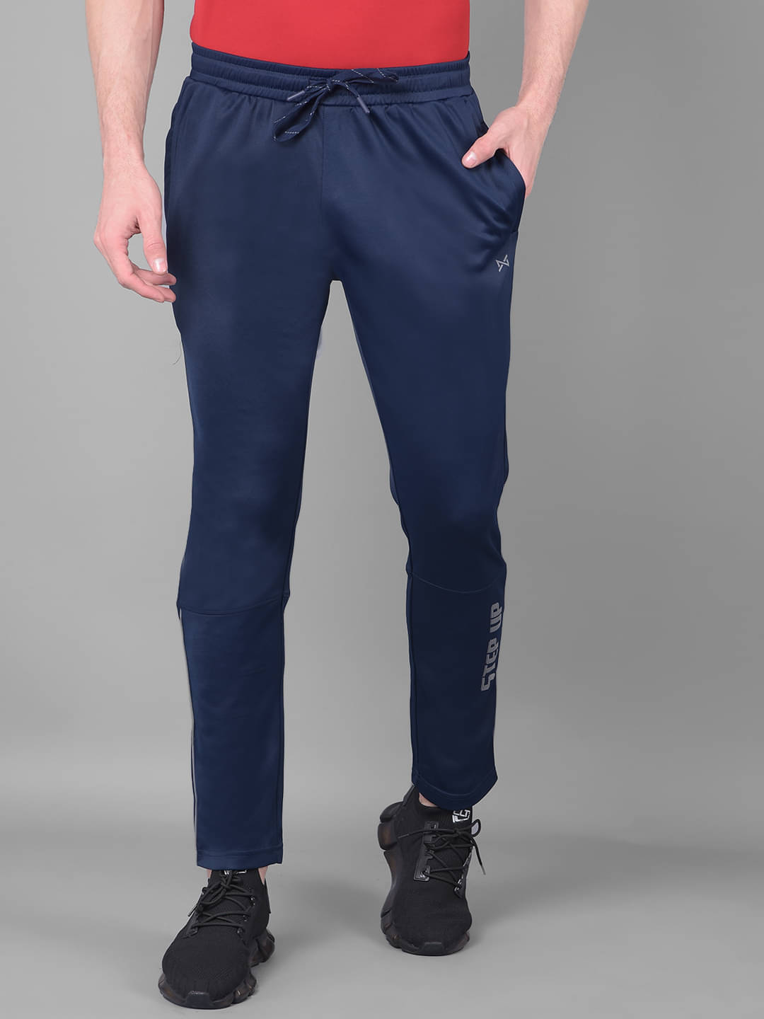     			Force NXT Blue Polyester Men's Sports Trackpants ( Pack of 1 )