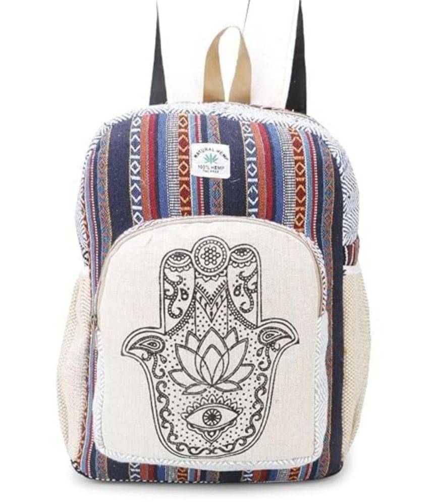 Gau Sudh Multicolor Canvas Backpack ( 25 Ltrs ) Gau Sudh Multicolor Canvas Backpack ( 25 Ltrs )