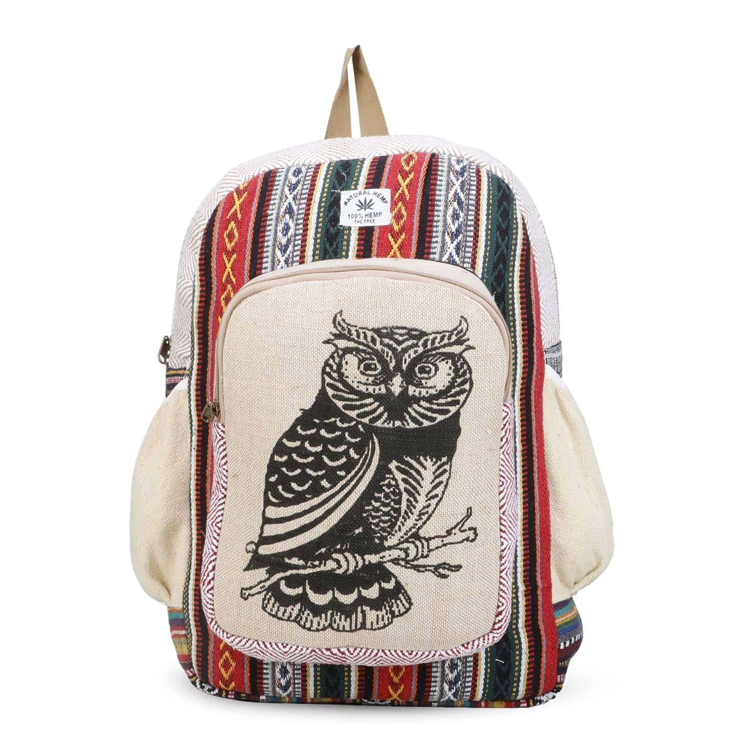     			Gau Sudh Multicolor Canvas Backpack ( 25 Ltrs )
