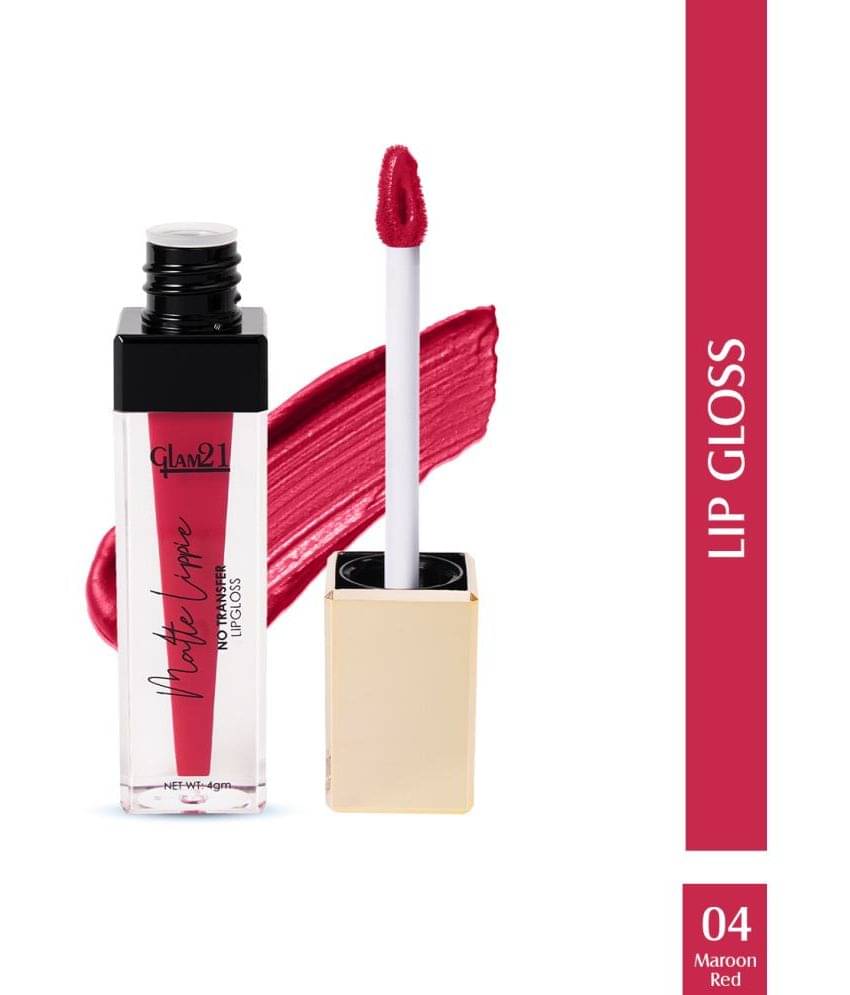     			Glam21 Matte Lippie No Transfer Lip Gloss Lightweight & Easy to Apply Matte Formula Red Magic01