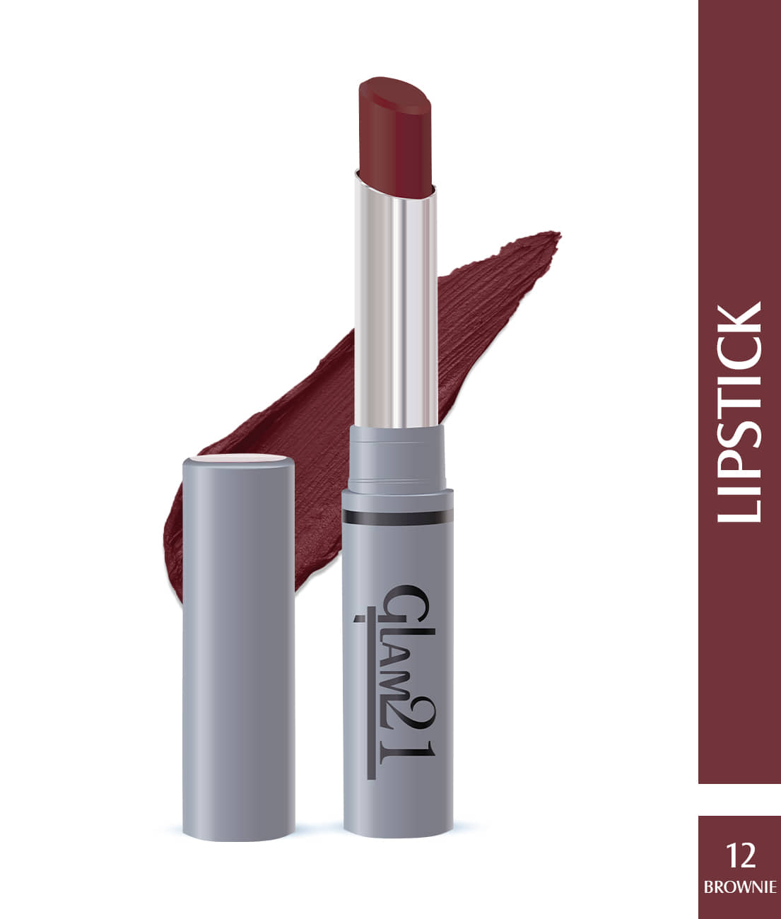 Glam21 Long Lasting NonTransfer Lipstick Creamy Matte Formula matte finish 2.8g Give Me Red-03