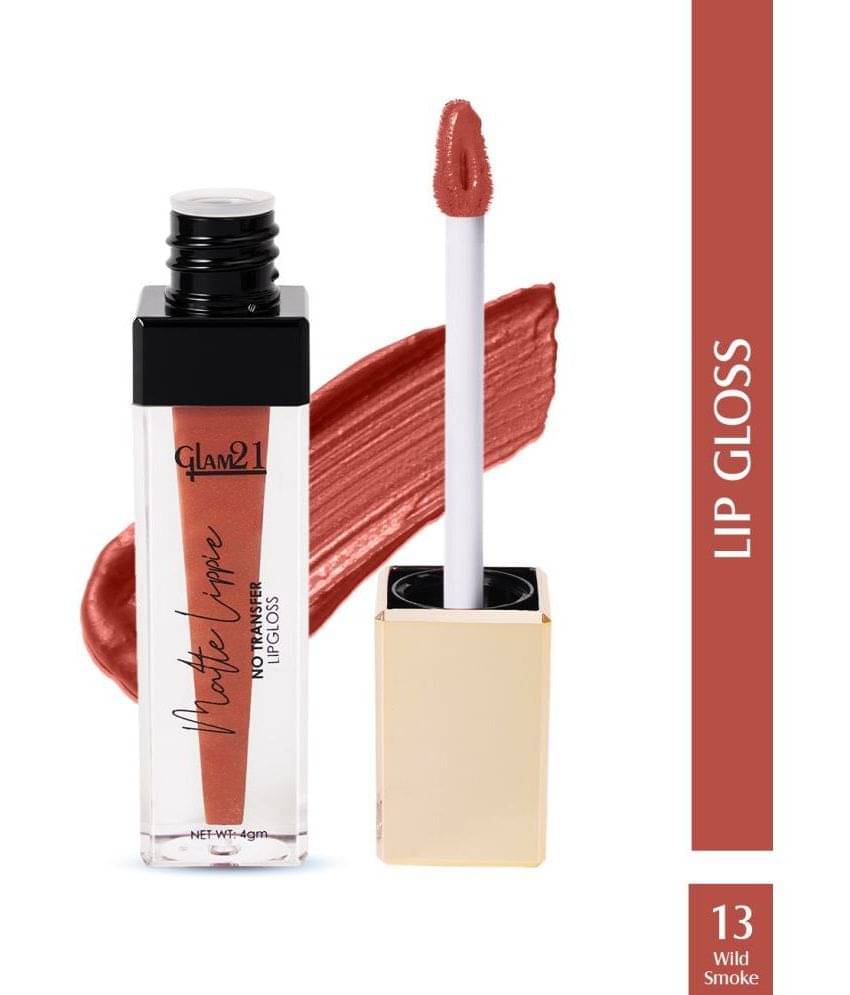     			Glam21 Matte Lippie No Transfer Lip Gloss Lightweight & Easy to Apply Matte Finish Wild Smoke13