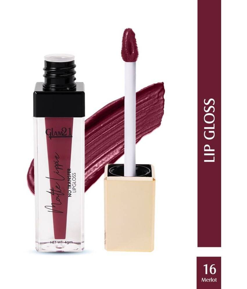     			Glam21 Matte Lippie No Transfer Lip Gloss Lightweight & Easy to Apply Matte Finish Marlot16