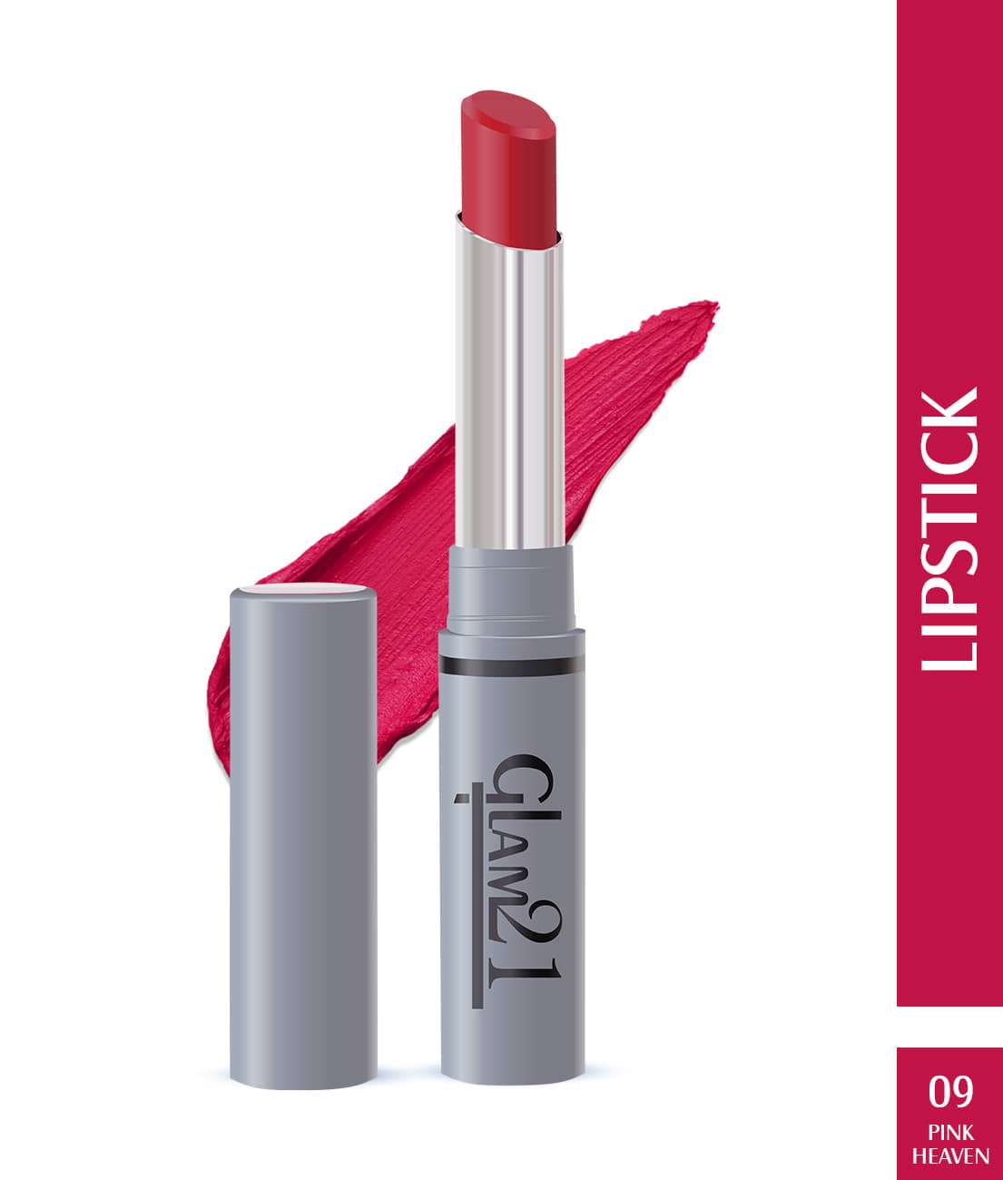 Glam21 Long Lasting NonTransfer Lipstick Creamy Matte Formula matte finish 2.8g Give Me Red-03