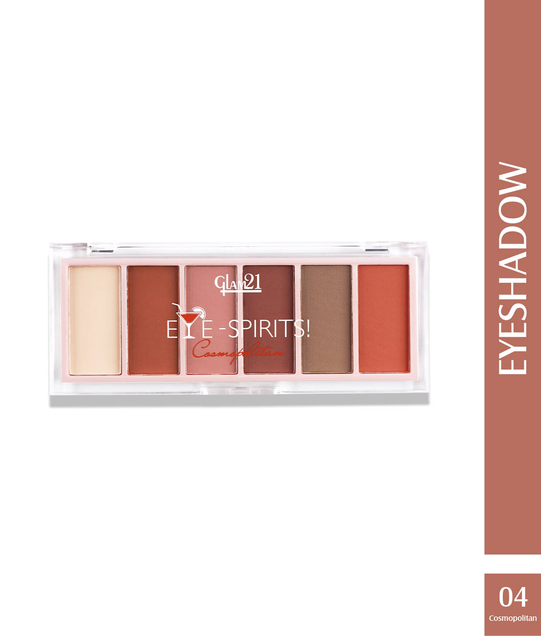     			Glam21 Eye Spirits Eye Shadow Palette CreaseProof Mix of Matte and Shimmers 18 g Cosmopolitan-04