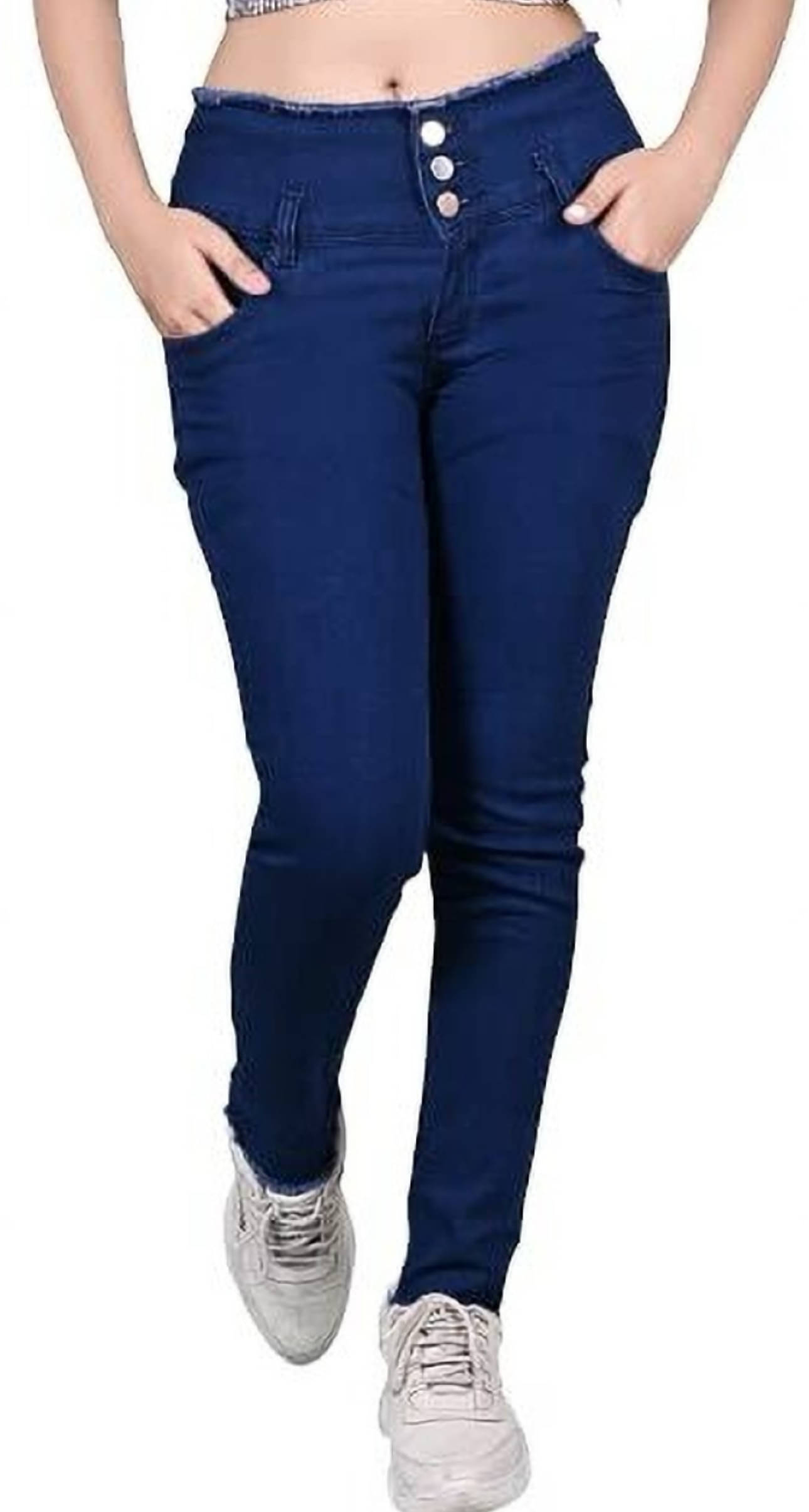     			ICONIC ME- Kids Dark Blue Solid Denim