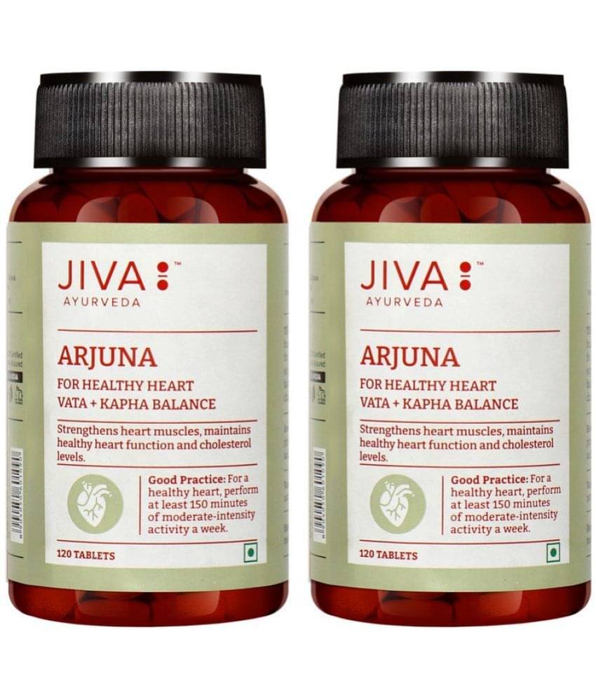 Jiva Arjuna Tablet Promotes Heart Health -120 Nos (Pack of 2) Jiva Arjuna Tablet Promotes Heart Health -120 Nos (Pack of 2)