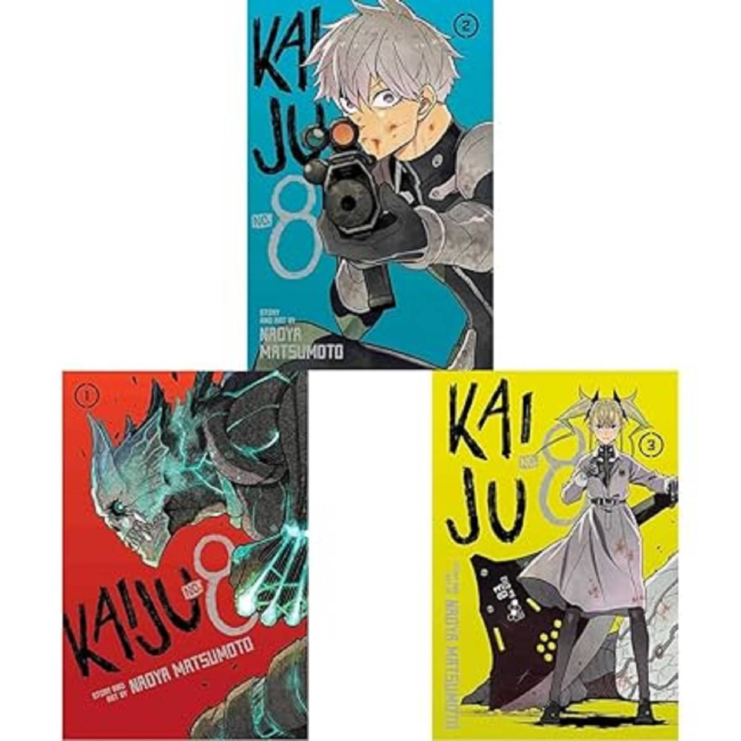     			Kaiju No. 8, Vol. 02: Volume 2 & Kaiju No. 8, Vol. 01: Volume 1 & KAIJU NO. 8, VOL. 3