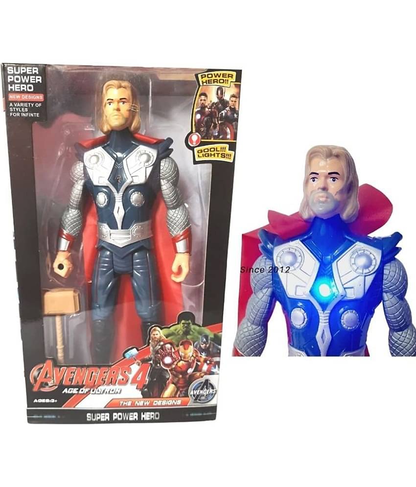 Kidsaholic Avengers 8" Inches Action Figure Toys Super Action Hero Series (Random Character) (Free subscription of kids Educational worksheets)