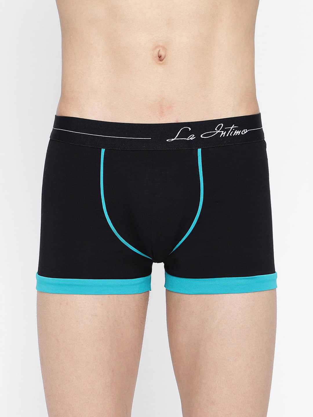 La Intimo Pack of 1 Cotton Trunks For Men's ( Yellow )