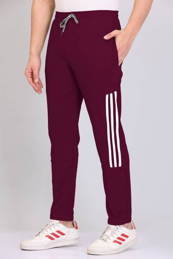 Laheja Maroon Lycra Men's Trackpants ( Pack of 1 )     			Laheja Maroon Lycra Men's Trackpants ( Pack of 1 )
